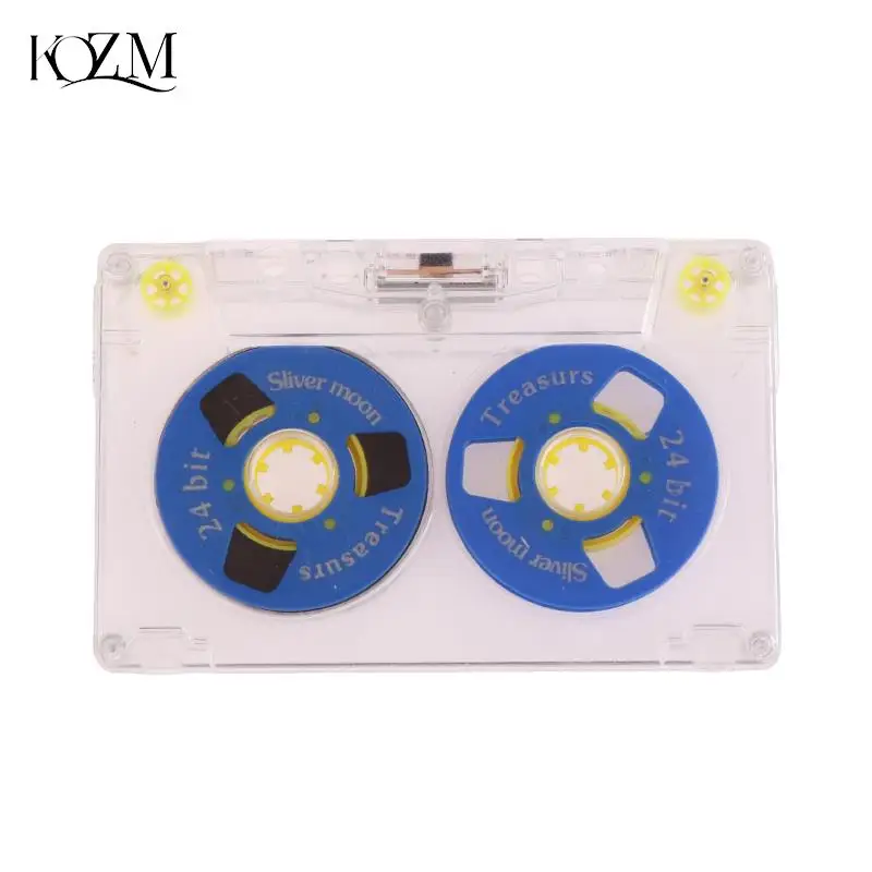 

Cassette Blank Transparent Cassette Tape Shell Cases Plastics Reels Cassette （no Tape）recording audio tape