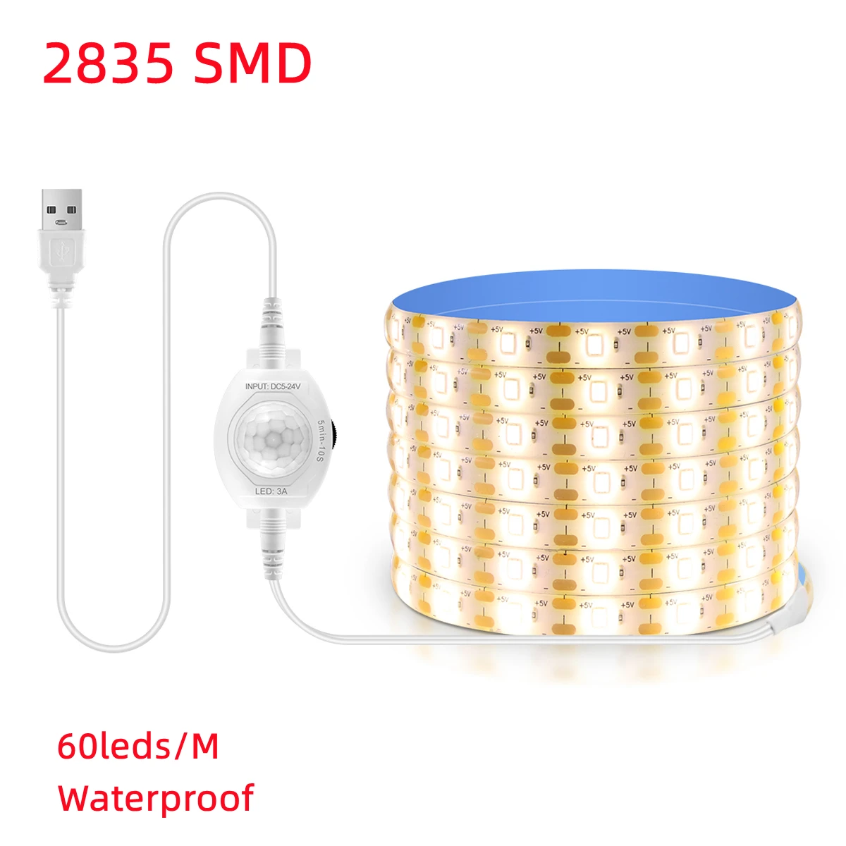 

USB светодиодная лента с датчиком движения Guillermo