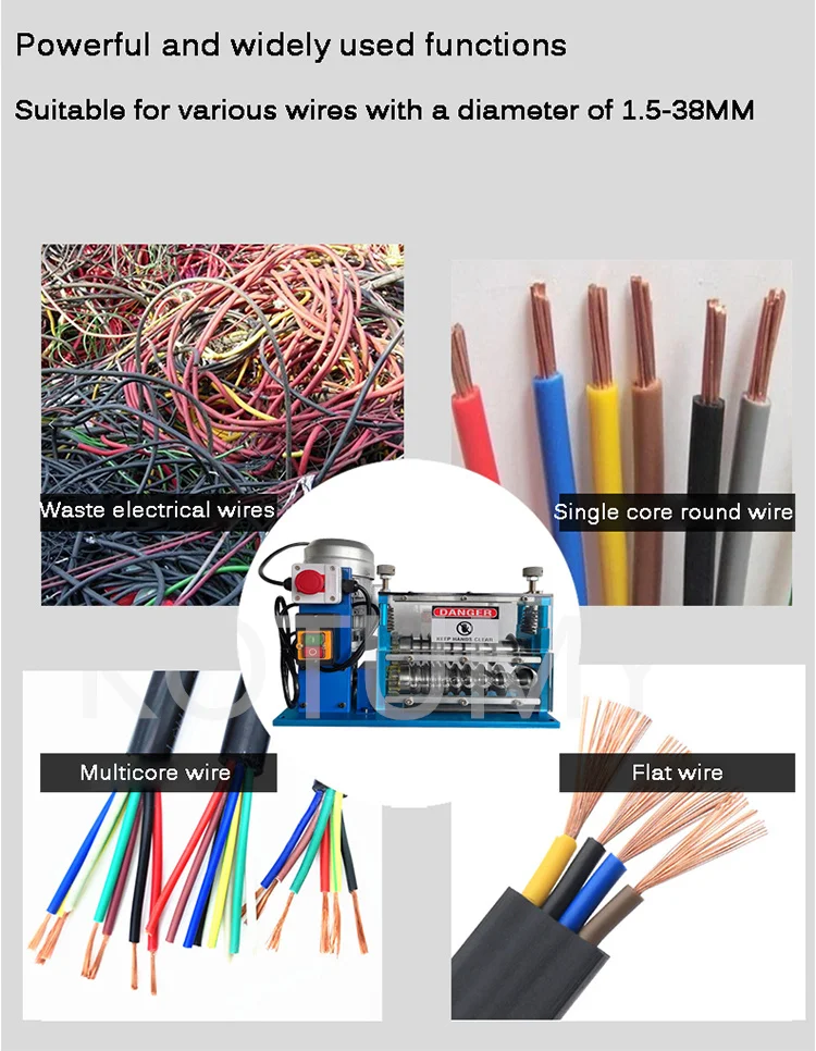 Портативная электрическая машина для зачистки проводов устройство кабеля