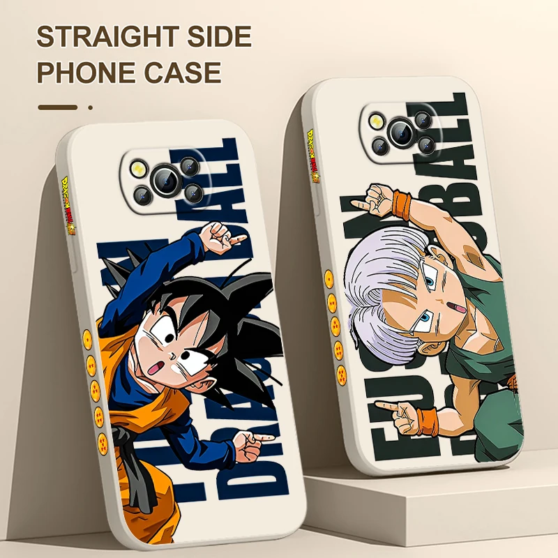 Чехол D-Dragon Balls Для Xiaomi Poco Cover For X4 X3 F4 NFC M6 M5 M4 M3 GT S Pro 4G