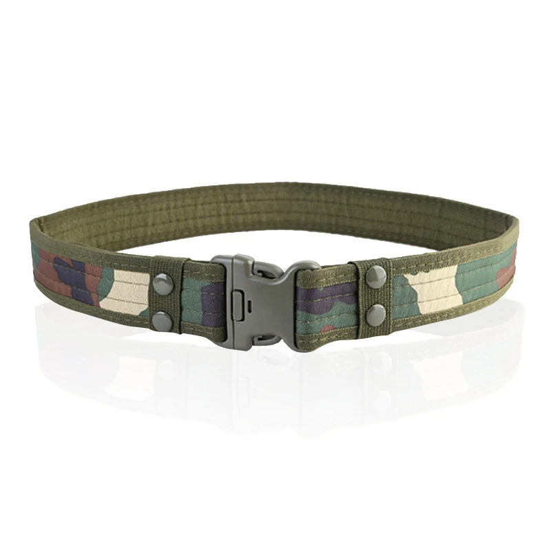 

Heavy Duty Tactical Belt Tactical Men Belt Canvas Waistband Adjustable Canvas Belt for Hiking Camping