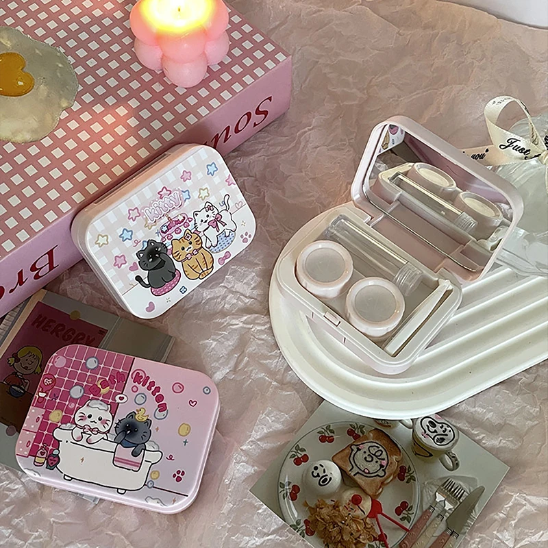 Портативный чехол для контактных линз Milky Multeasy унисекс