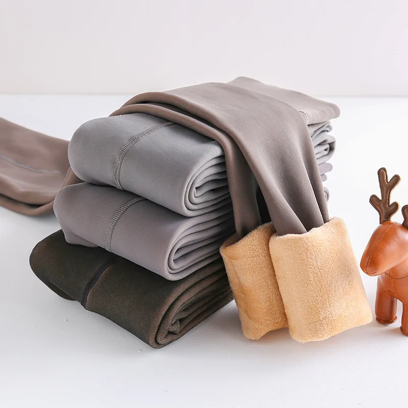 Winter Warm Tights Women Sexy Slim Translucent Pantyhose High Waist Elastic Leggings Thick Pants Women Thermal Fleece Tights