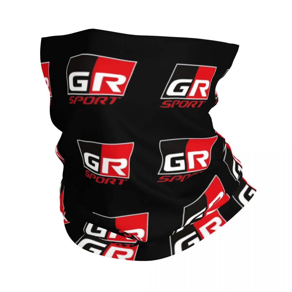 

GR Sport Logo Gazoo Racing Bandana Neck Gaiter Printed Wrap Scarf Multi-use Face Mask Riding for Men Women Adult Windproof
