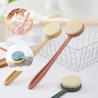 bath brush body exfoliating scrubber long handle spa foam bath accessoriesbody back massage shower body cleansing brush