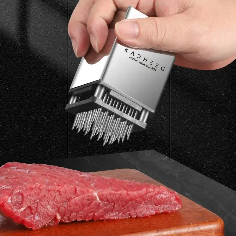 

Stainless Loosener Accessories Dining Steel Kitchen Meat Household Tenderizer Novel Tools Bar Steak Double-sided Kitchen Gadgets