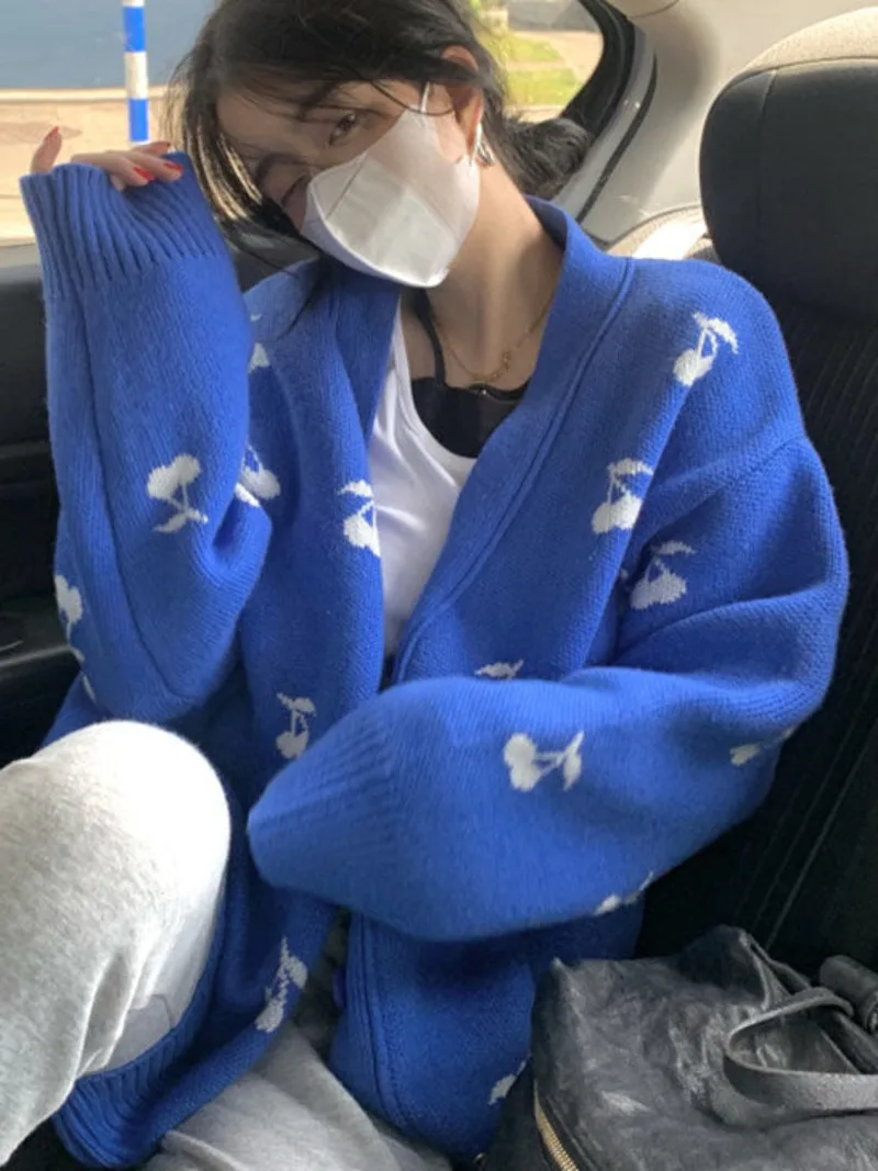 

Женские вязаные кардиганы в стиле преппи, модные подростковые свитера с V-образным вырезом, уличная одежда, винтажные Теплые осенние женские кардиганы, лидер продаж