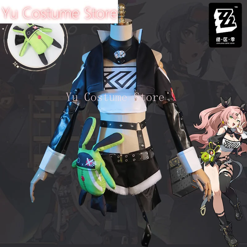 Yu CostumeZone Zero Николь Демара женский косплей костюм Cos Game аниме вечерние униформа