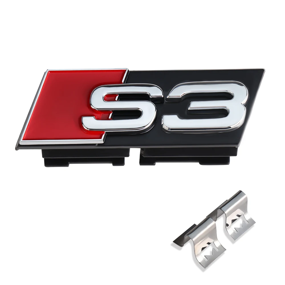 

Стайлинг автомобиля 3D ABS S3 S4 S5 S6 S7 Логотип Капот Передняя решетка Эмблема Украшение для Audi S3 S4 S5 S6 S7 Автомодификация Аксессуары