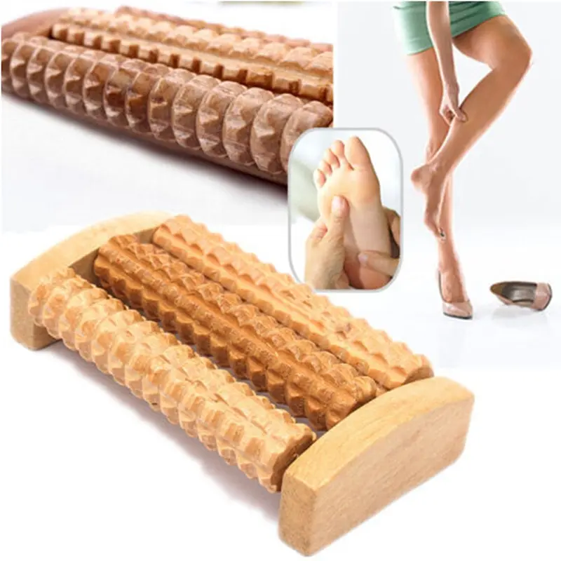 

Heath Therapy Relax Massage Relaxation Tool Wood Roller Foot Massager Stress Relief Health Care Therapy Brace Support Hot