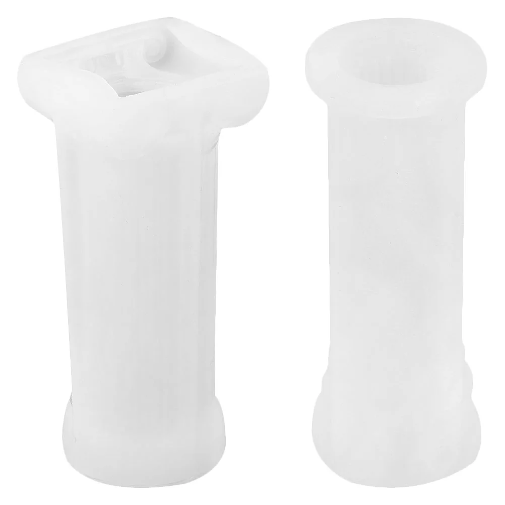 

Diy Mold Silicone Making Molds Soap 3D Cake Supplehandmade Ornament Desktop Wax Craft Maker Roman Aromatherapy Burning Rib