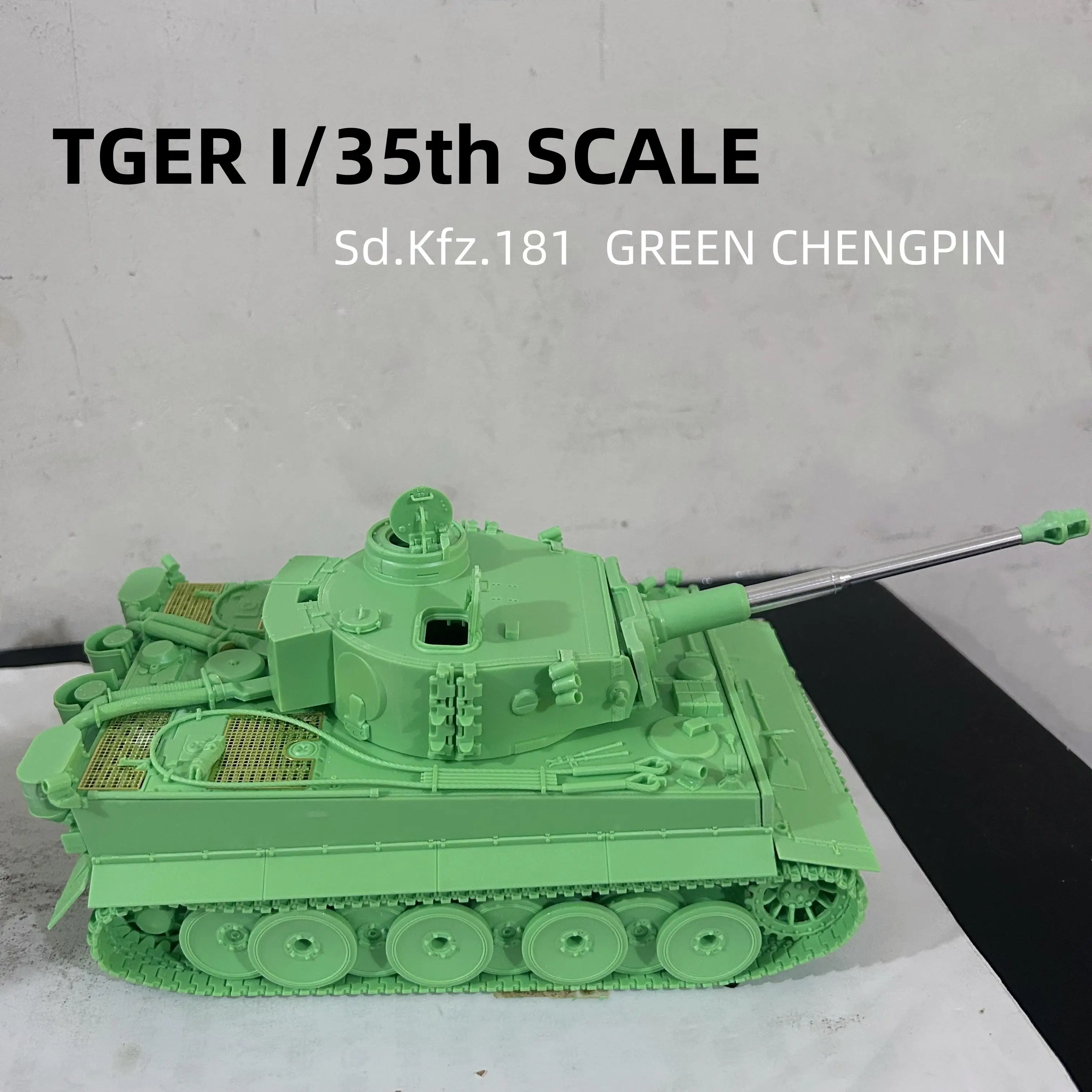 Tiger 4901GREEN Масштаб 1/35 Sd.Kfz.181 TIGER I 1942-1945 EARLY WW2 НЕМЕЦКИЙ ТАНК HEAVY готовый продукт