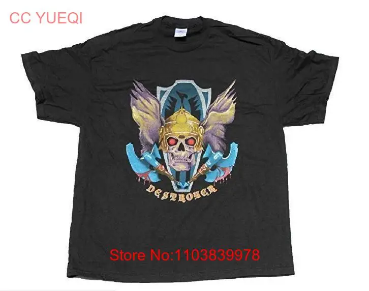 Велосипедная футболка с черепом крыльями Разрушителя черная сверхпрочная