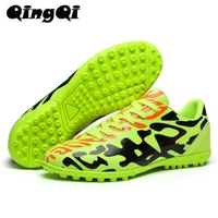 qq 8616 mens soccer shoes ultralight non slip turf soccer cleats kids fgtf training football sneakers chuteira campo for men