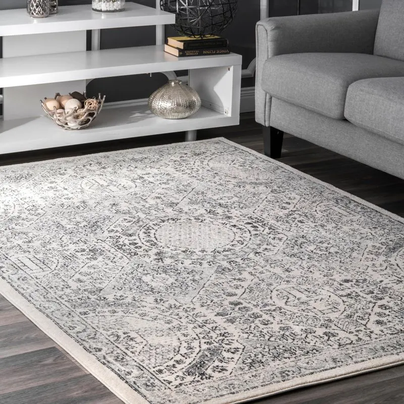 

Minta Vintage Area Rug, 6', Gray
