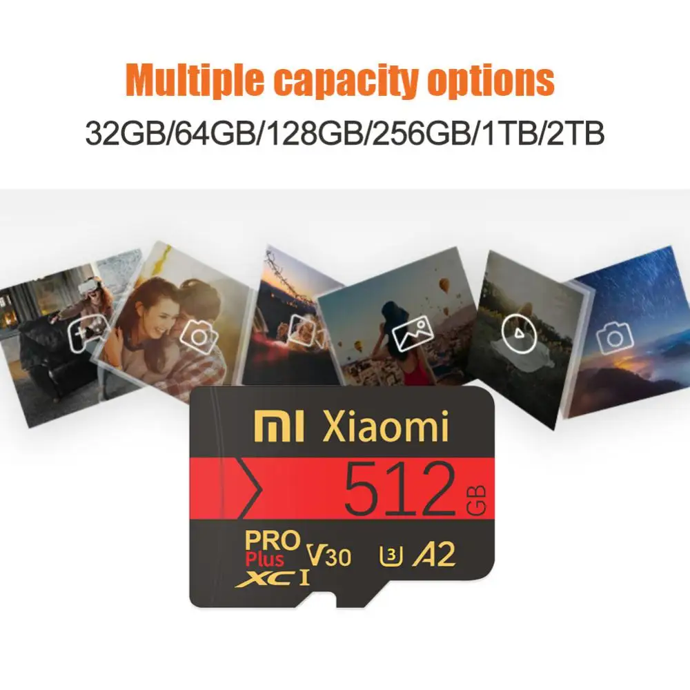 Xiaomi Ultra Flash Memory SD Card 2TB 1TB A2 SD Memory Card 128GB UHS-III Micro TF/SD Card Adapter Tablet/Drone/Android Phone images - 6