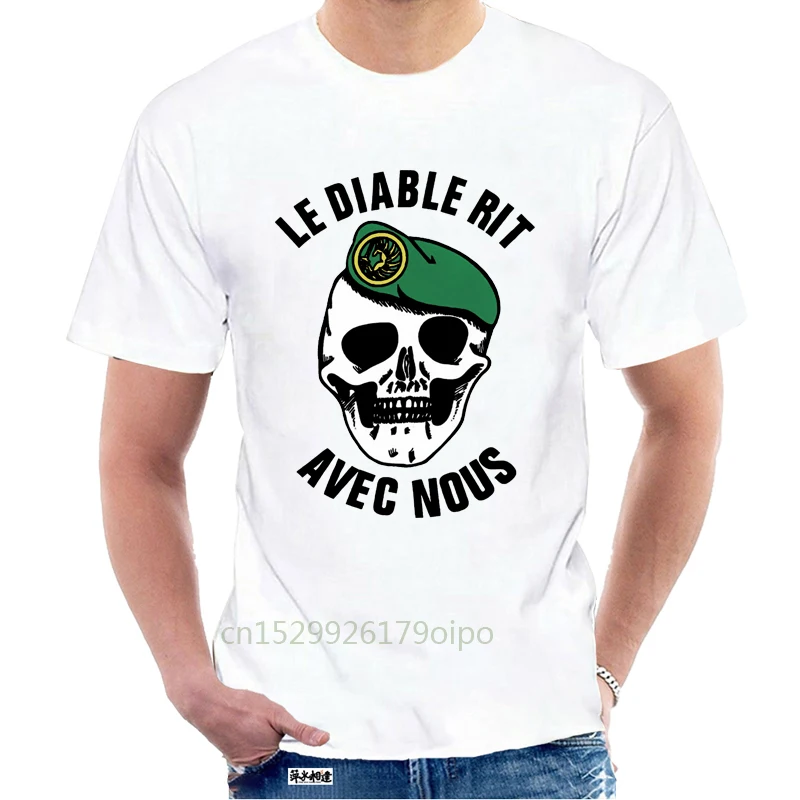 Мужская футболка с коротким рукавом принтом легиона зарубежного дьявола