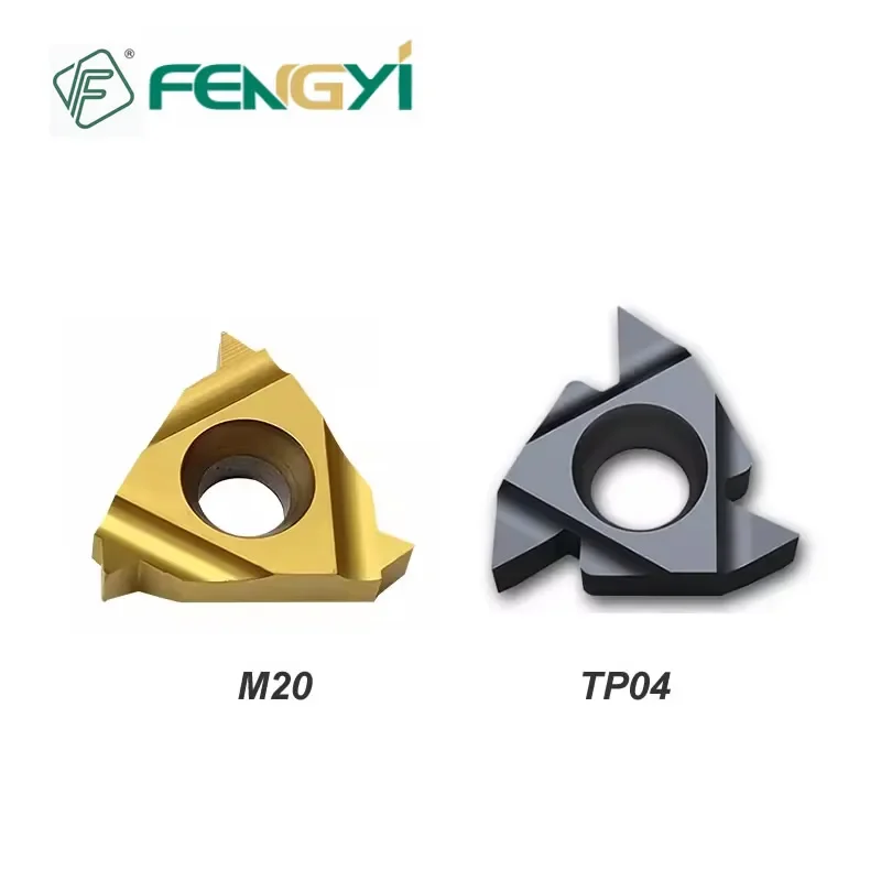 Фото FENGYI 11NR 16ER 11NR 28BSPT 19BSPT 14BSPT 11BSPT M20 TP04 BSPT 55 °   Твердосплавные пластины для токарной обработки резьбы по стандарту British Standard Pipe №2