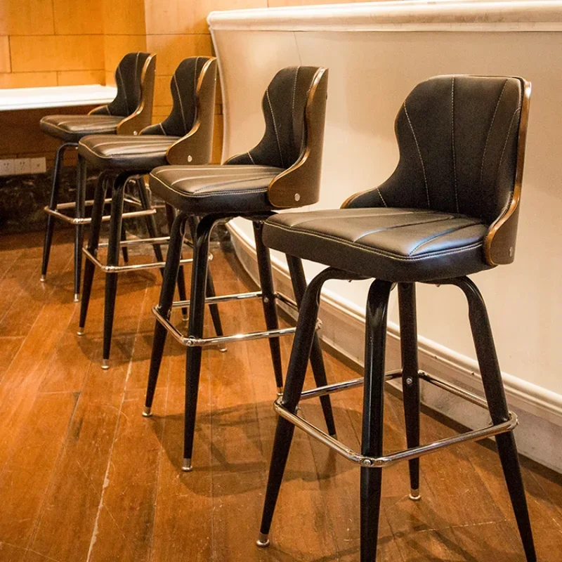 Модный стул на ножках эргономичная кухонная стойка деревянные стулья высокая