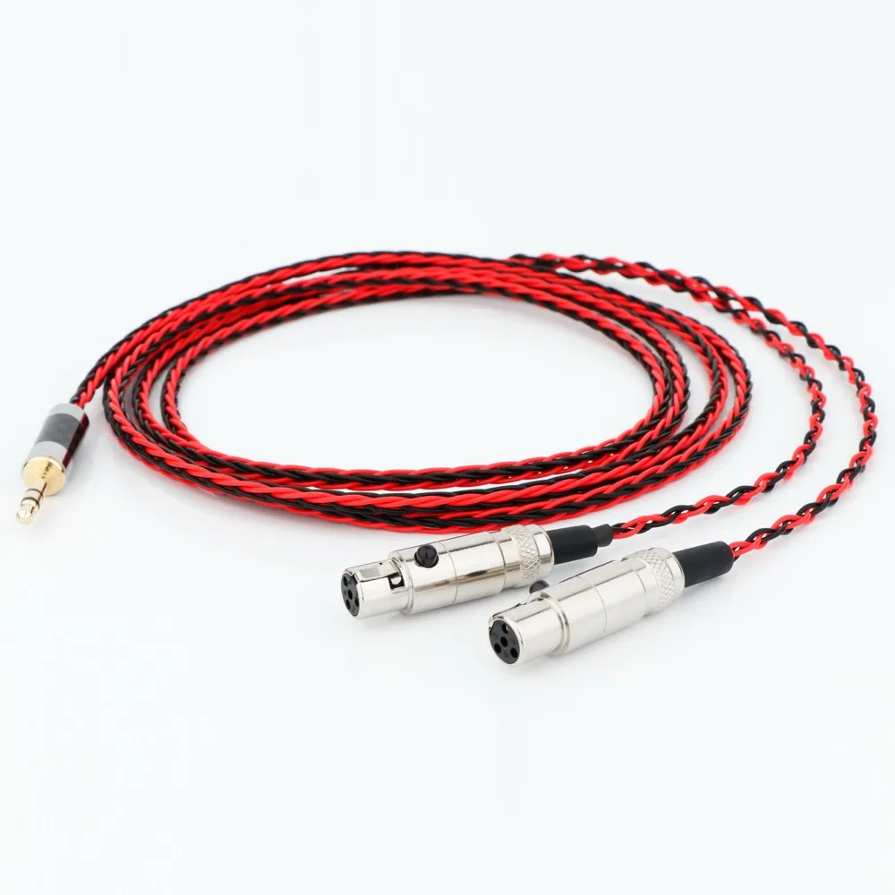 8-ядерный Hi-Fi 4pin occ 2 5 3 4 мм XLR сбалансированный кабель для наушников с