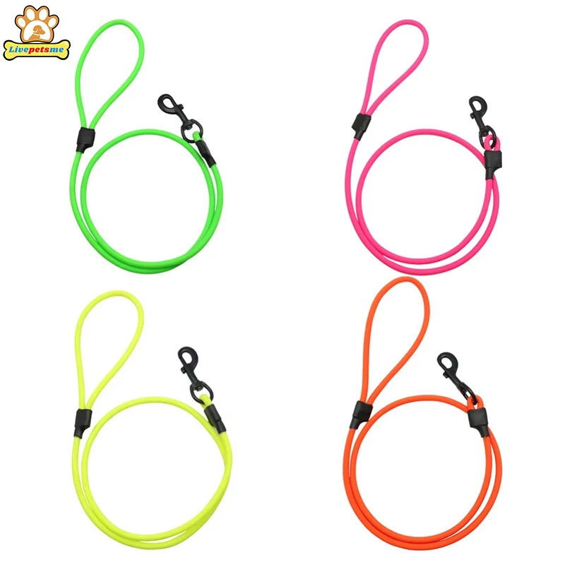 Round Dog Leash for Pet Lead Leash Dogs Cats Anti-bite PVC Material Waterproof Dog Supplies