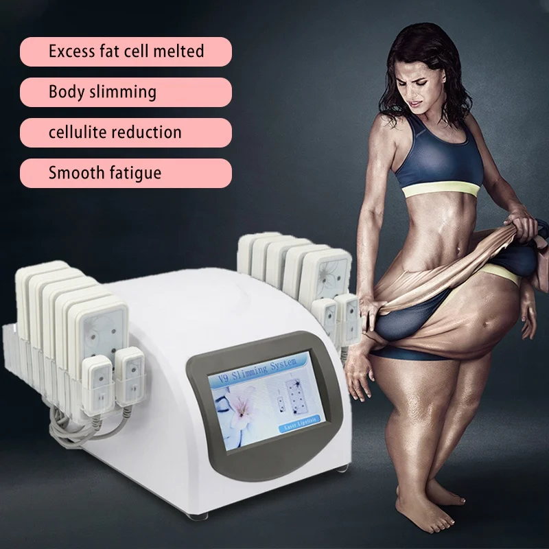 

Lipo Laser 14 Pads Fat Burner ，Laser Painless Weight Loss，Firming Lifting And Anti Cellulite，Shaping Slimming Fat Machine Device