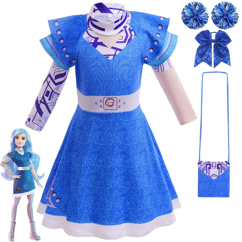 

Костюм для косплея Cossky Anmie Zombie3, детское платье для девочек, юбка для Хэллоуина, карнавала, вечеринки, Болельщицы