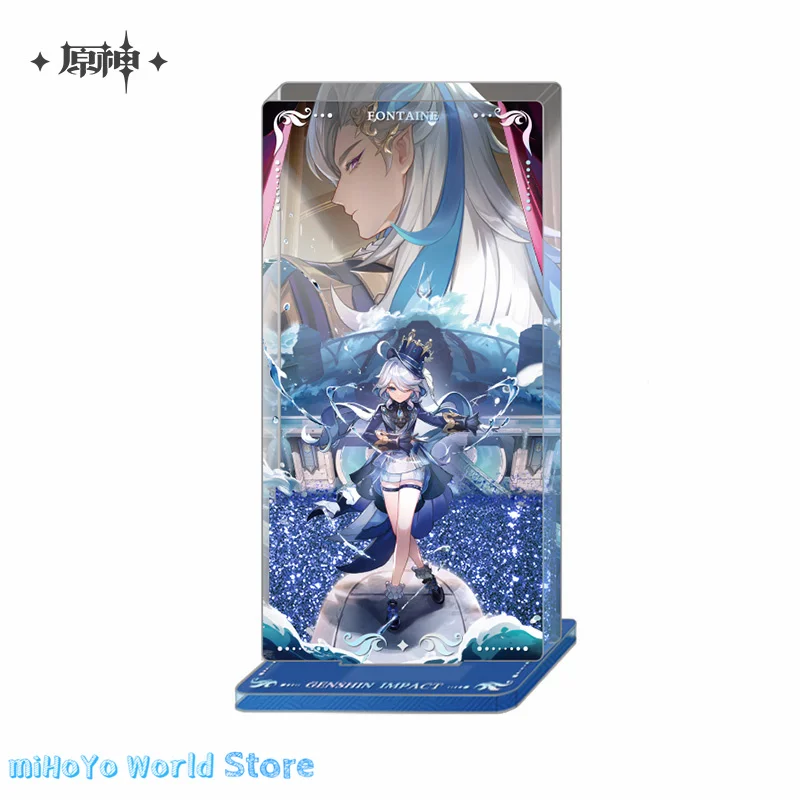Furina акриловый MiHoYo оригинальный Genshin Impact официальная акриловая стоячая карта