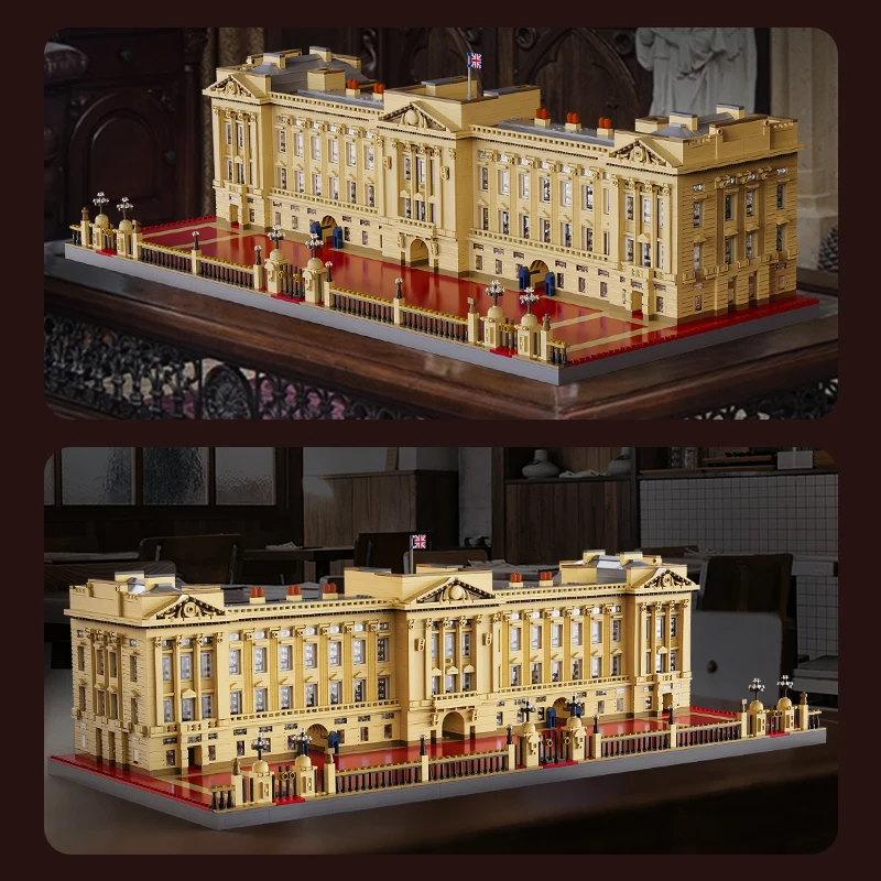 

Модель здания Дворца букингем, модель известной Всемирной архитектуры, Модульные строительные блоки, кирпичи, 5604 шт., конструктор MOC, детские игрушки, подарочный набор