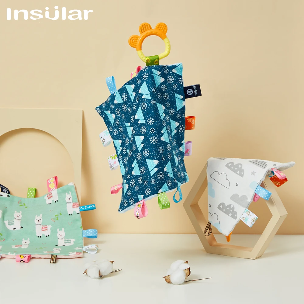 

Cotton Baby Soothing Saliva Appease Towel Handkerchief Gum Molar Stick Soft Delicate Interesting Bean Pressure Bubble