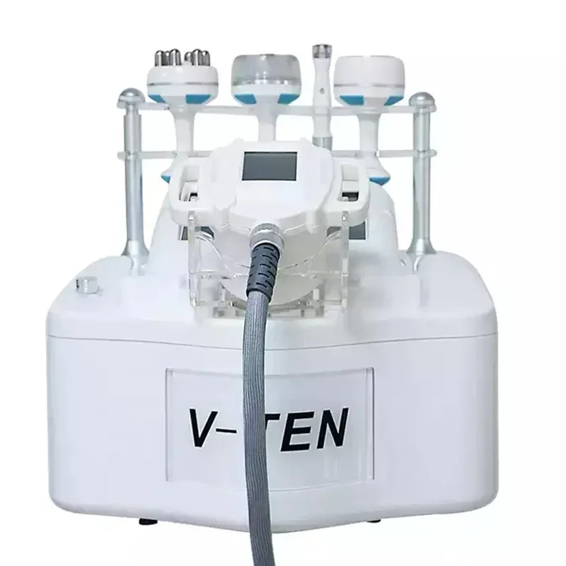 Фото Многофункциональный аппарат 5 в 1 VELABODY SHAPE V10: кавитация + вакуумный RF-ролик + био-RF для похудения №1