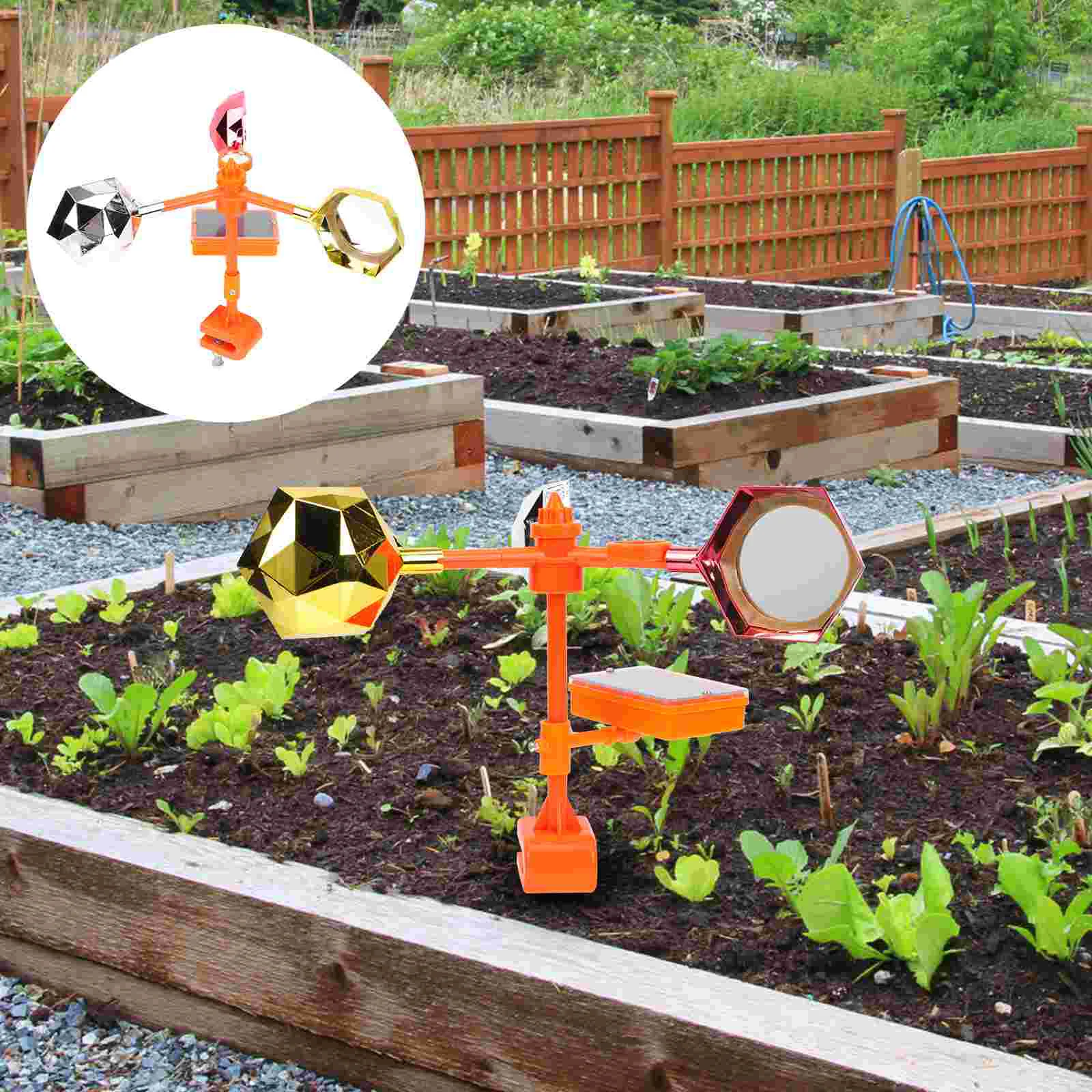 

Birds Devices Garden Hanging Decoration Outdoor Bird Deterrent Tool Sparkly Bird Garden Repel Cats Machine