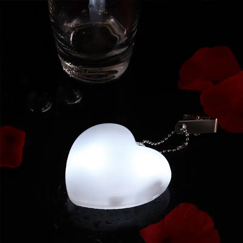 

2pcs Touch Sensor Handbag Light Small Portable Lamp Heart Shaped Battery Powered Lamp Purse Light
