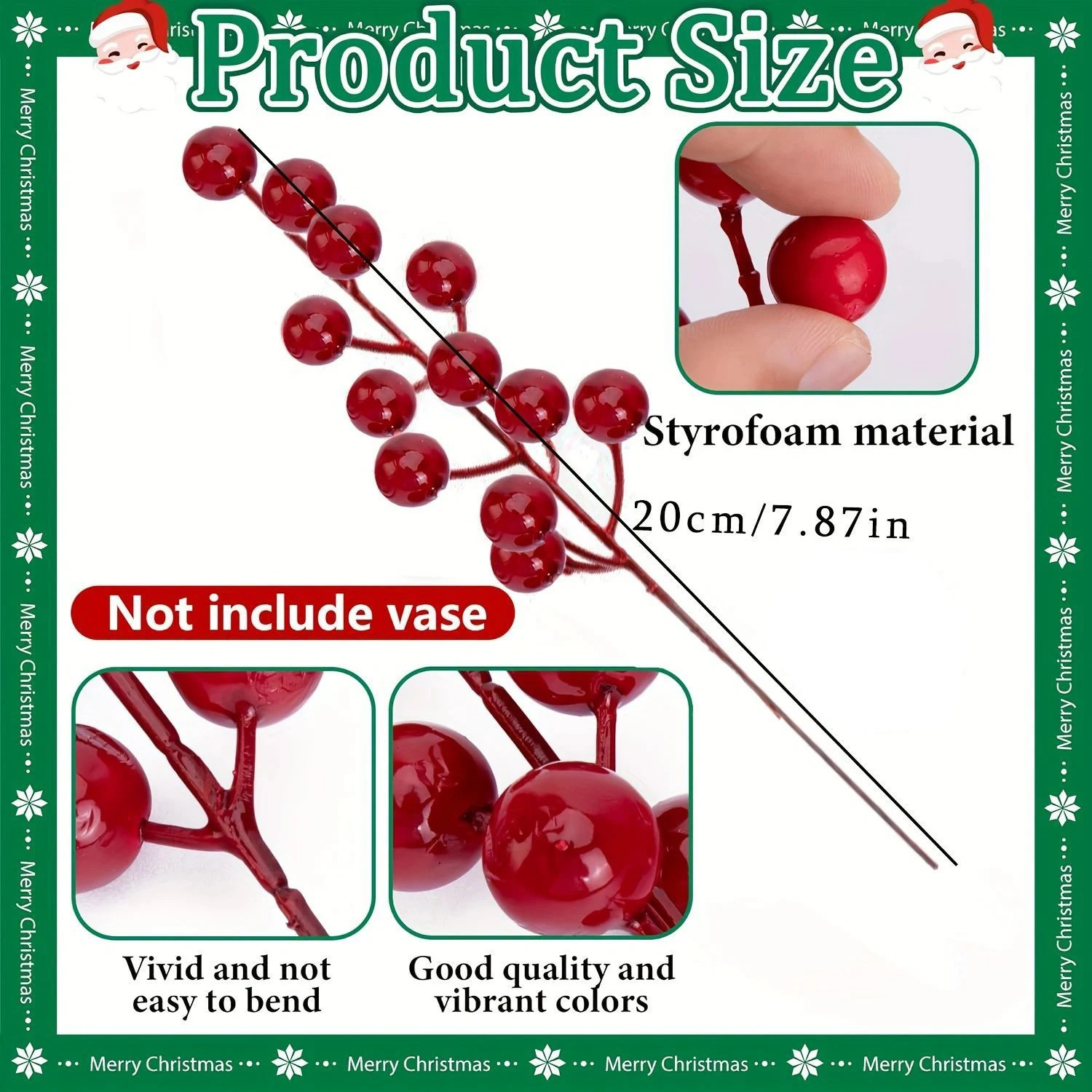 

Искусственные сосновые ветки Uflower, 10 шт.