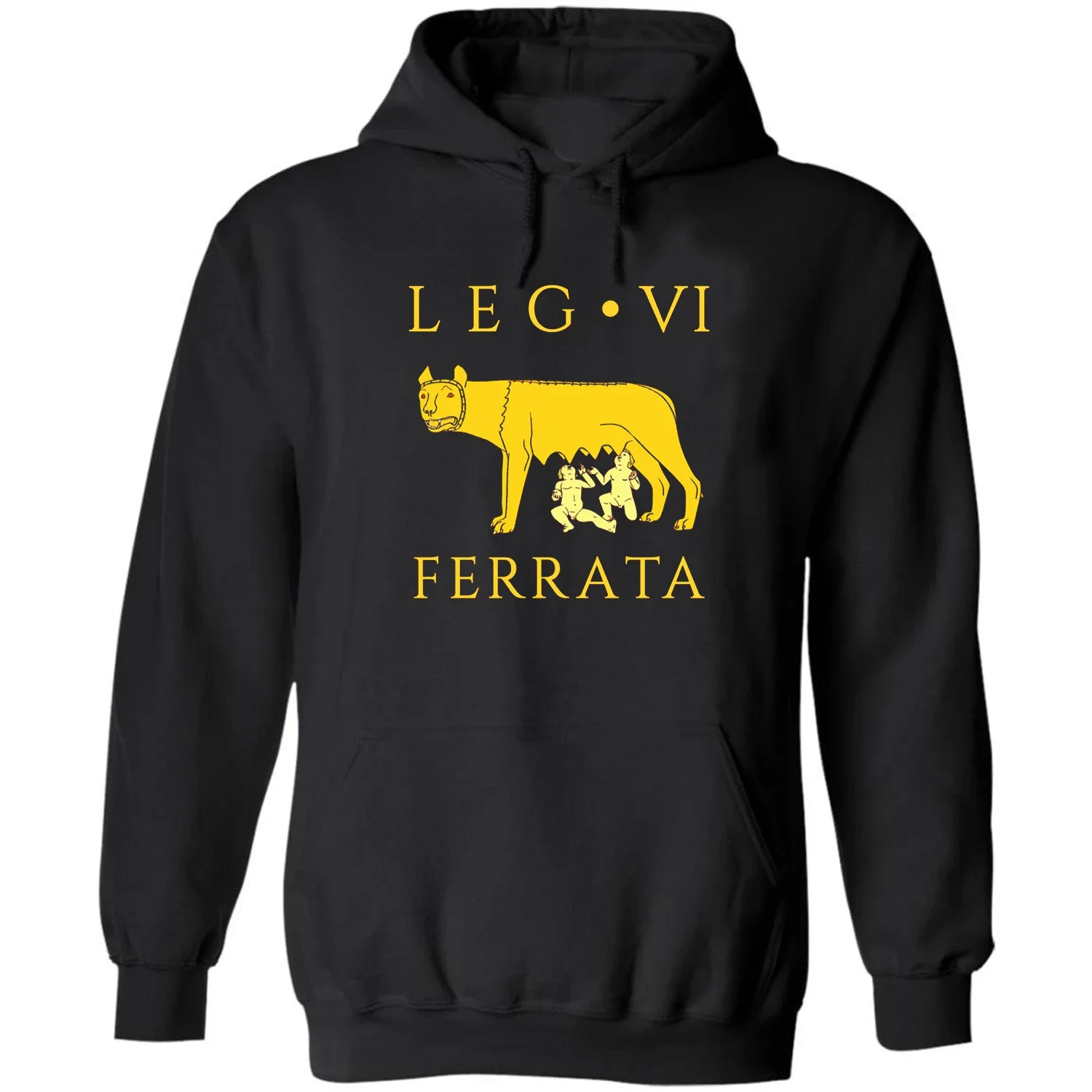 Roman Legion-Legio VI Ferrata Vexillum She-wolf символ пуловер с капюшоном удобные хлопковые