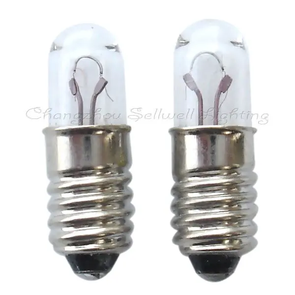 Free Shipping Great!miniaturre Lamp Bulb 6v 1w E5 T5x16 A246