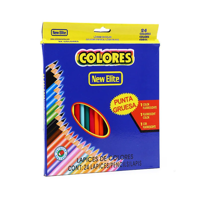 

Деревянные цветные карандаши 24 шт., Multicolor