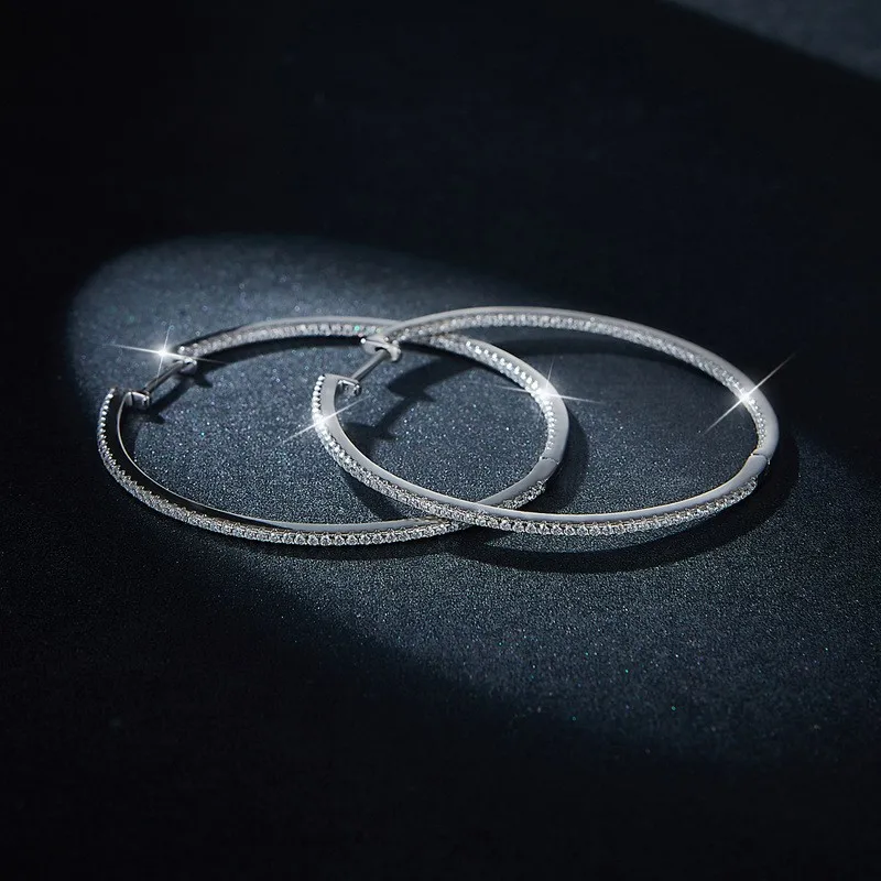 E3-0107 Lefei модные классические роскошные муассанитовые преувеличенные круглые