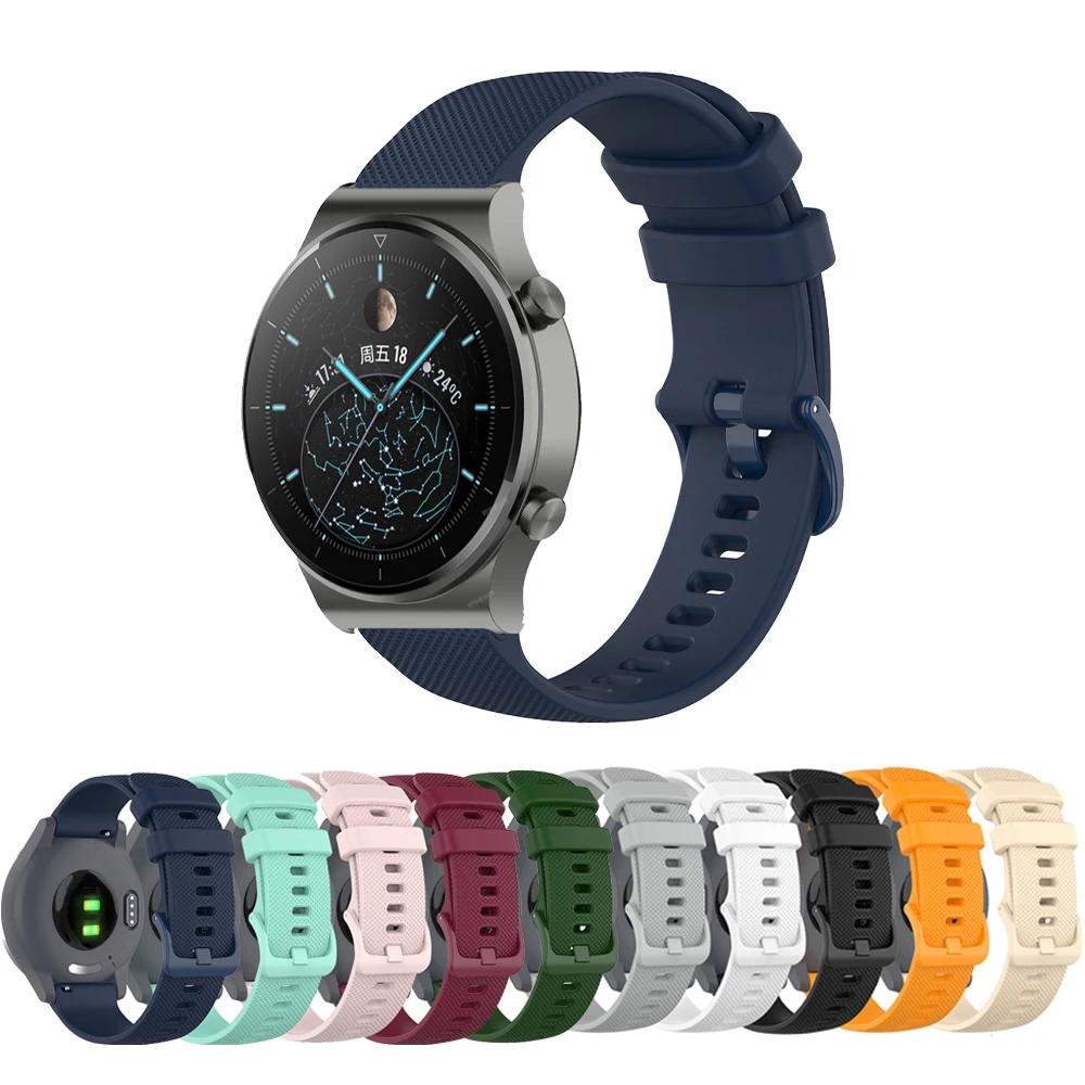 

Ремешок силиконовый для Huawei Watch Gt 2 Pro, сменный спортивный браслет для Huawei GT 3 GT3 GT2 Pro/ 42 46 мм, 22 мм