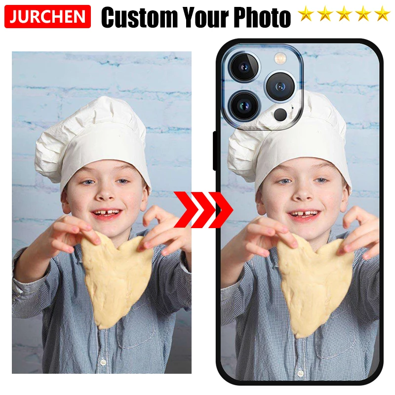 

JURCHEN пользовательский DIY Имя текст чехол для iPhone 13 12 Mini 6 7 8 Plus 11 Pro X XS MAX XR 5 6S SE 2020 2022 TPU обложка фото