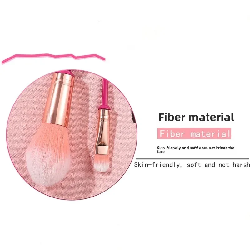 BARBIE Полный набор кистей для макияжа милые и портативные мультяшные красивые