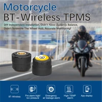 metal motorcycle tire pressure monitor bluetooth compatible external tire pressure detector