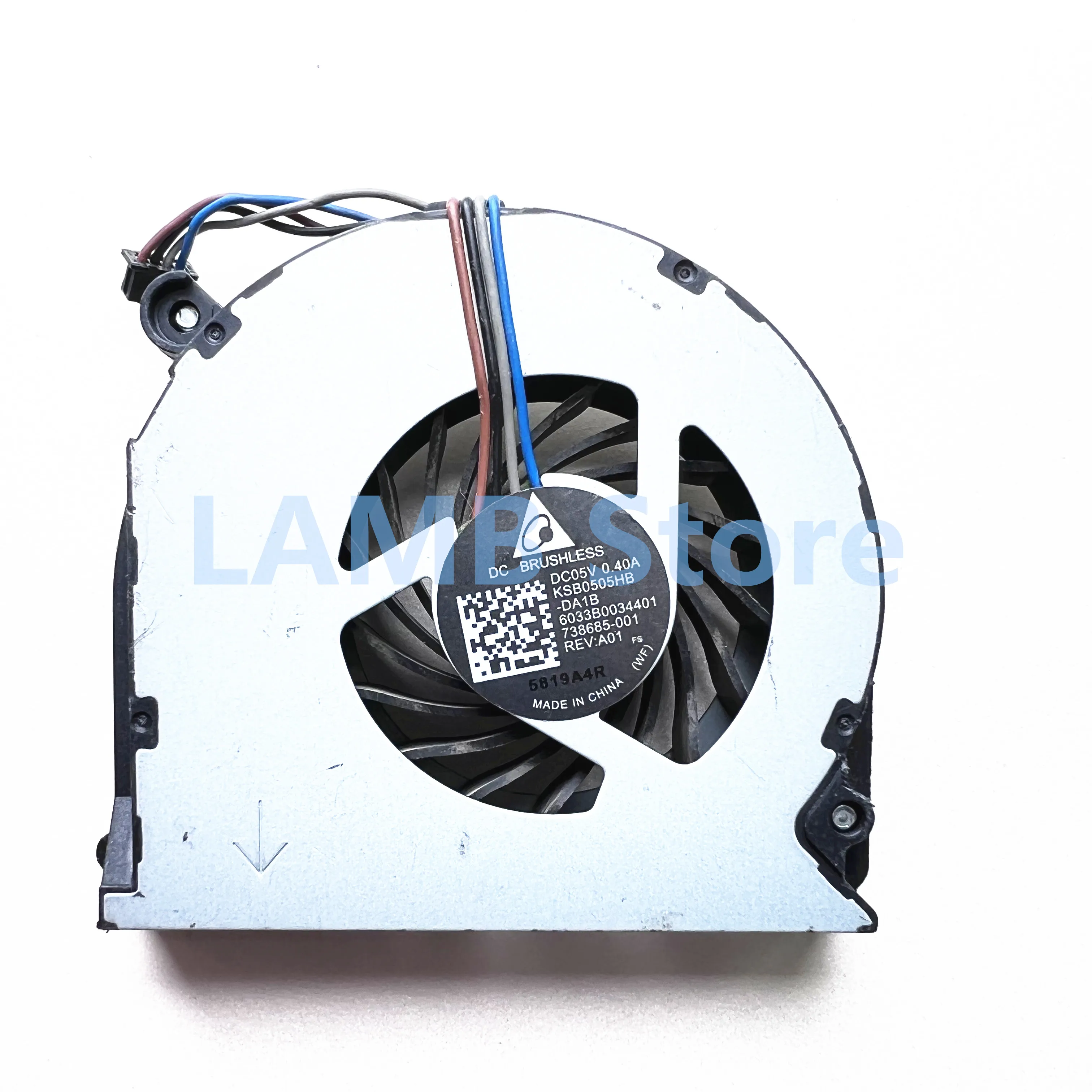 Original Used For HP 640 G1 650 Laptop CPU GPU Heatsink Radiator FAN 738393-001 738685-001 100% Tested Fast Ship |