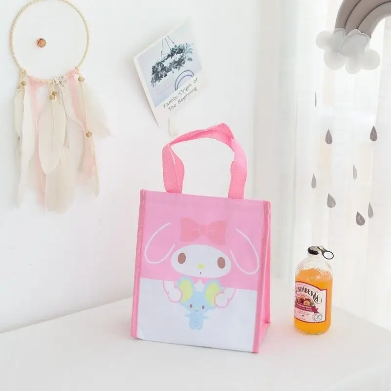 backpacks for kids Girl Heart Cartoon Cute Hand Carry Heat Preservation Bag Lunch Box Bag Lunch Bag Ice Pack Tuition Bag  girl