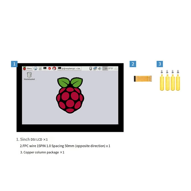 5 0 дюймов 800X480 MIPI IPS TFT DSI многосенсорный емкостный сенсорный экран ЖК-модуль