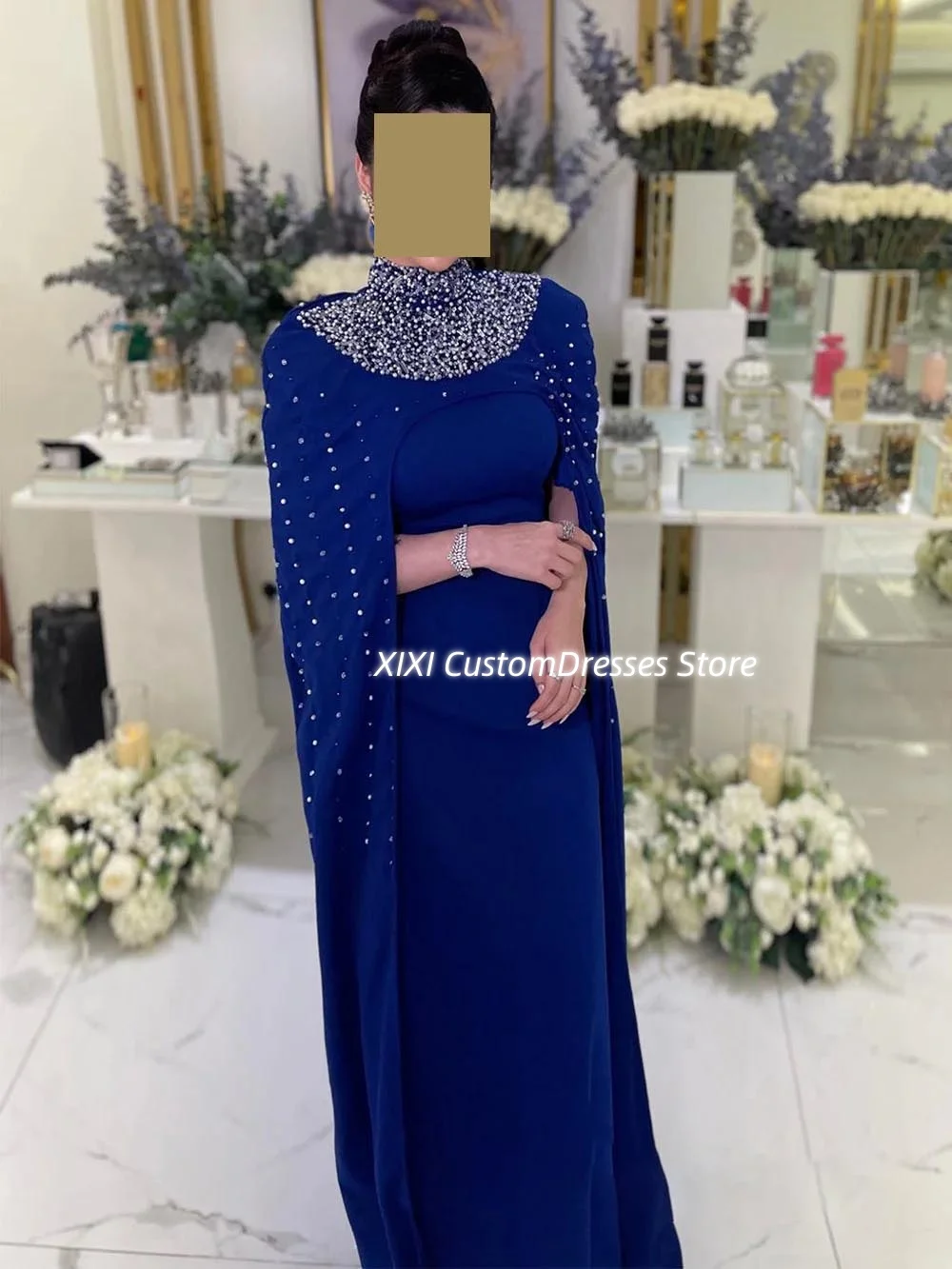 Индивидуальное платье длиной до пола женское элегантное роскошное на молнии с