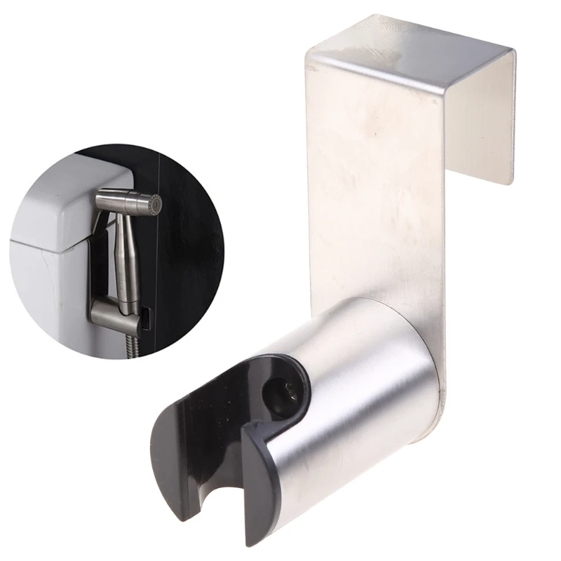 

Bidet Spray Heads Attachment Toilet Tank Shower Head Holder Stainless Steel 1PC