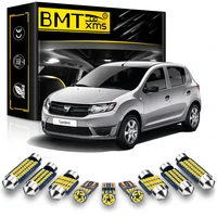 bmtxms car led interior lights for renault dacia sandero b90 b52 2008 2009 2010 2012 2021 canbus error free trunk dome map lamp