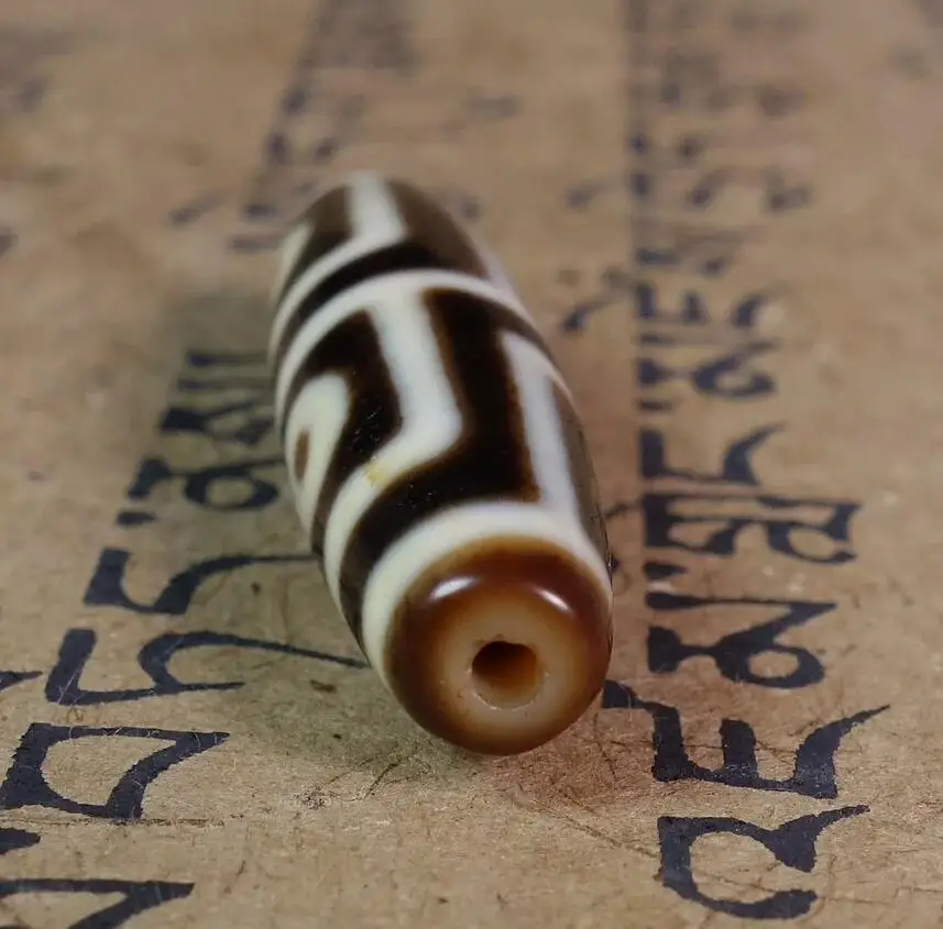 Древние тибетские бусины DZI Старый Агат 4 глаза тотем амулет подвеска GZI #3376