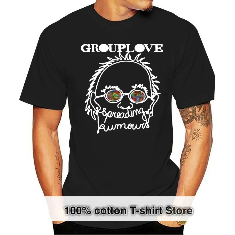 

Grouplove Spreading Rumours Indie Rock Band Men's Black T-Shirt Size S To 2XL T-Shirt Good Quality T Shirt Tops
